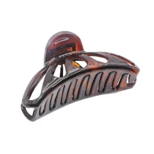 Parcelona French Rain Drop Small 2 3/4 Inch Celluloid Shell Claw Jaw Hair Cli...