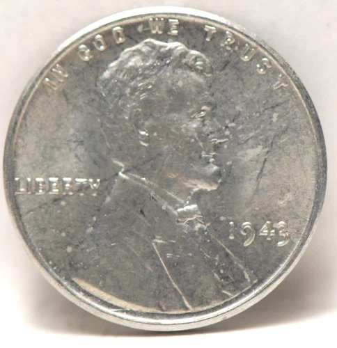 USA, 1943-P LIncoln, AU, specks, NR, 4-12