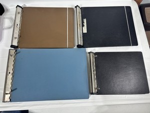 Lot Of 4 Vtg National Post Binder Accounting Ledger 94-188 94-549 TL 47 TL 47B