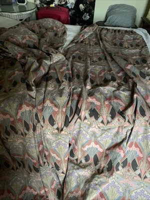 Liberty Ianthe Vintage Vorhänge 84 Zoll lang und 74 breit