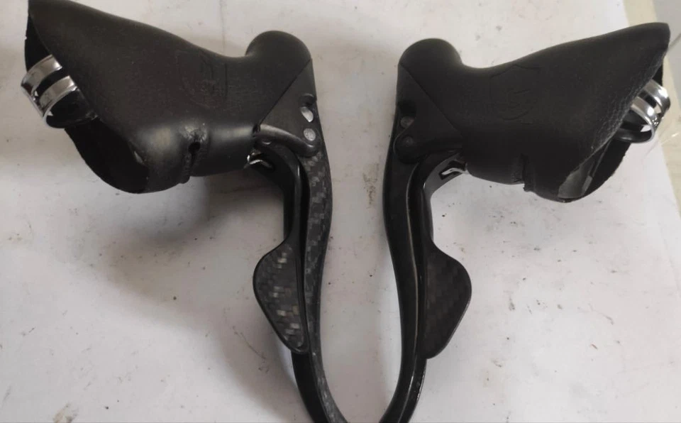 Campagnolo Record Carbon 10V Levers Shifters Colnago Super C40 Mint Excellent C - Photo 4/4