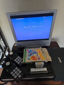 Q*bert ~ Coleco Vision game Parker Bros. Complete in box w Manual - Tested 