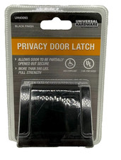 Universal Hardware Security Door Guard Black