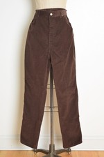 vintage 70s LEE corduroy pants brown high waist rise trousers L 31x29.5 16P