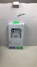 Onn MagSafe Rugged Clear Case for iPhone 16 - 21ft Drop Protection