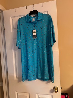 Callaway Martini Drinks Print Opti-Dri Sz LT