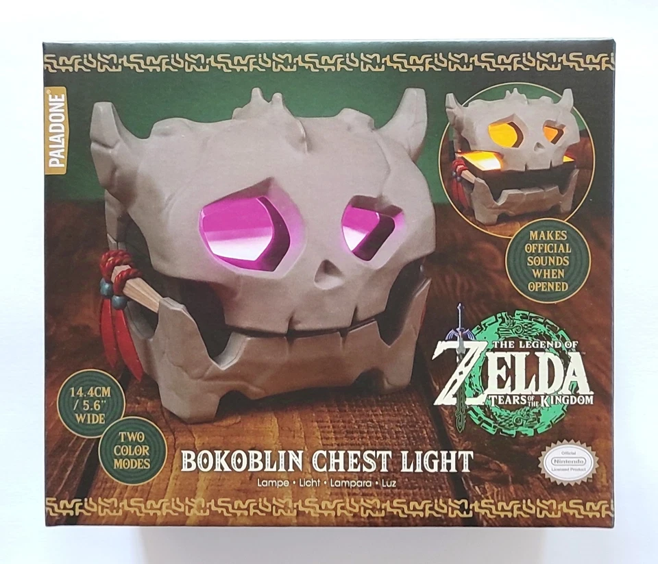 THE LEGEND OF ZELDA - Coffre Bokoblin - Lampe avec son 12cm - Photo 3/4