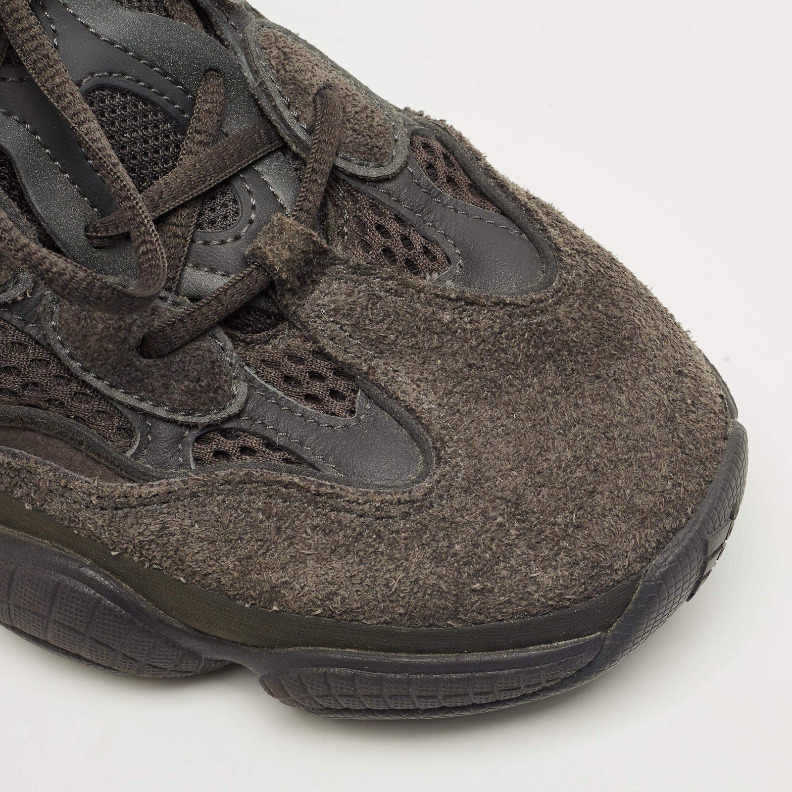 Yeezy x Adidas Black Mesh and Suede 500 Utility Black Sneakers Size 38 thumbnail 7