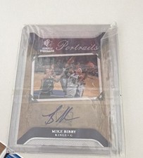 Upper Deck 2007-08 SP Rookie Threads Mike Bibby Kings Portraits Autograph Card. rookie card picture