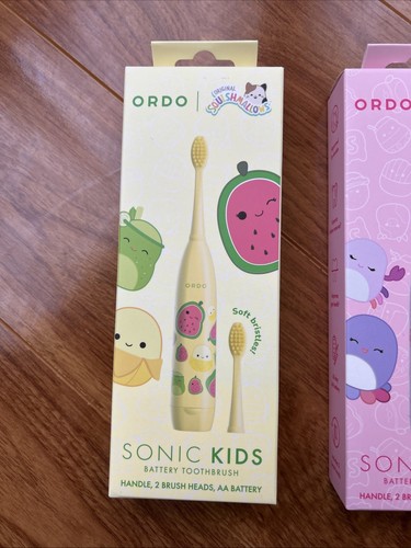 ORDO Sonic Spazzolino a batteria per bambini originale Squishmallows Jazwares NUOVO - Foto 2 di 10