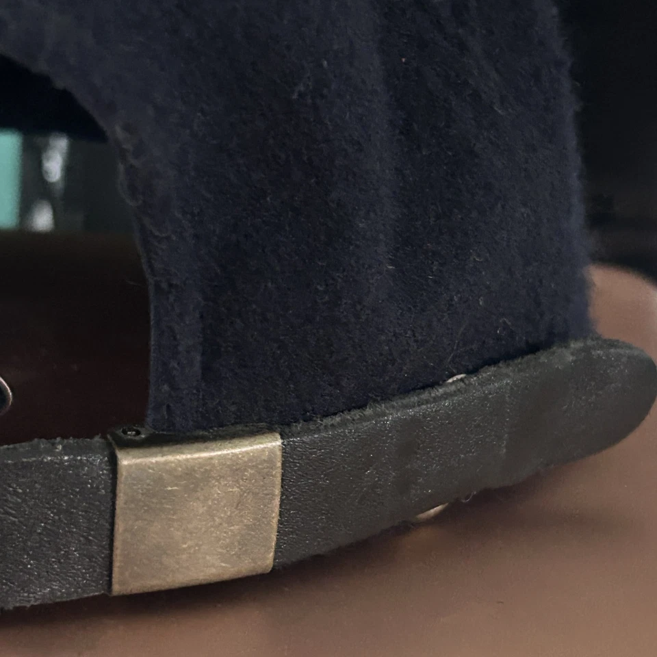 Sombrero Grossman en Blanco Y2K Gorra Correa Trasera Talla Única Lana Gamuza Pescador Para Hombres Azul Foto 2 de 4