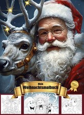 Malbuch Weihnachten Nikolaus A4 hochwertig di...