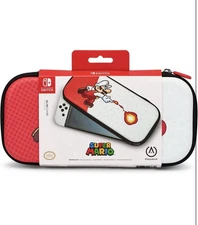 Super Mario Bros. Fireball Nintendo Switch Console 10 Game Storage Slim Case New