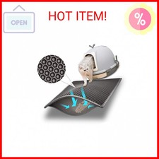 Pieviev Cat Litter Mat Double Layer Waterproof Urine Proof Trapping Mat 1 Pack 