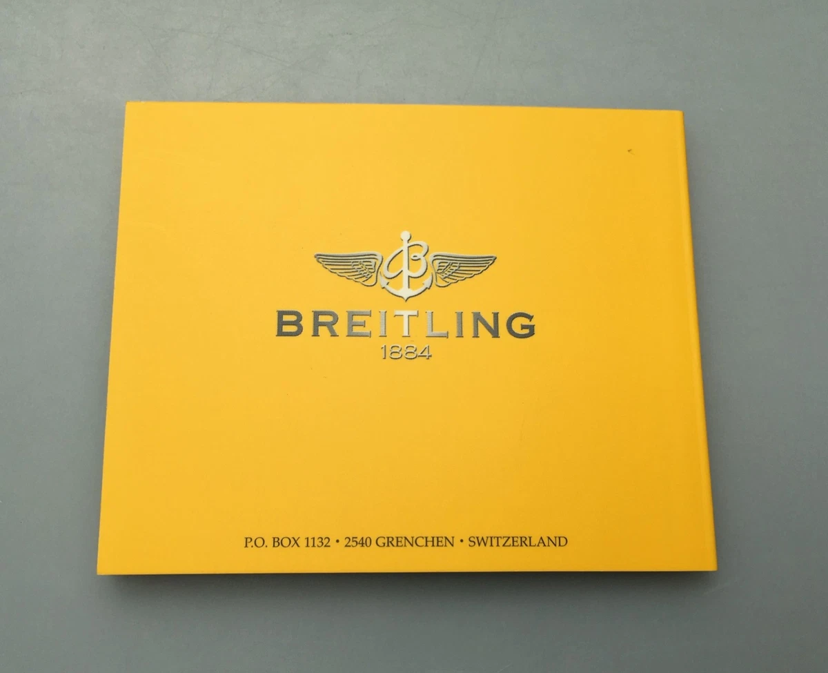 Breitling Chronomat Crosswind Racing Instrucciones Instrucciones A13355 B13355 K13355
