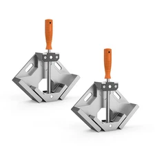 Corner Clamp, 2pcs 90 Degree Right Angle Clamp with Adjustable Aluminum Alloy...