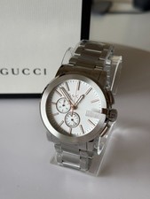 GUCCI G-Chrono YA101201 Silver Dial Men Watch 44mm