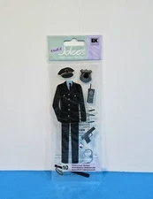 FREE SHIP VTG. Jolee's Boutique POLICE Scrapbook Dimensional Stickers Crafts