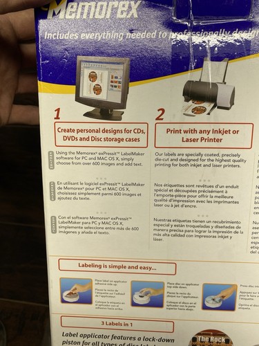 Memorex CD DVD Expert Labelmaker Labels DJ Mixstation Software PC + Blank Discs - Picture 10 of 13
