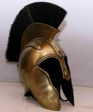 Medieval Warrior Helmet Steel Achilles Troy Movie LARP Cosplay Armor