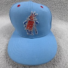Havana Sugar Kings Hat Cap Mens 7 1/2 Blue New Era MiLB 59FIFTY Fitted Baseball