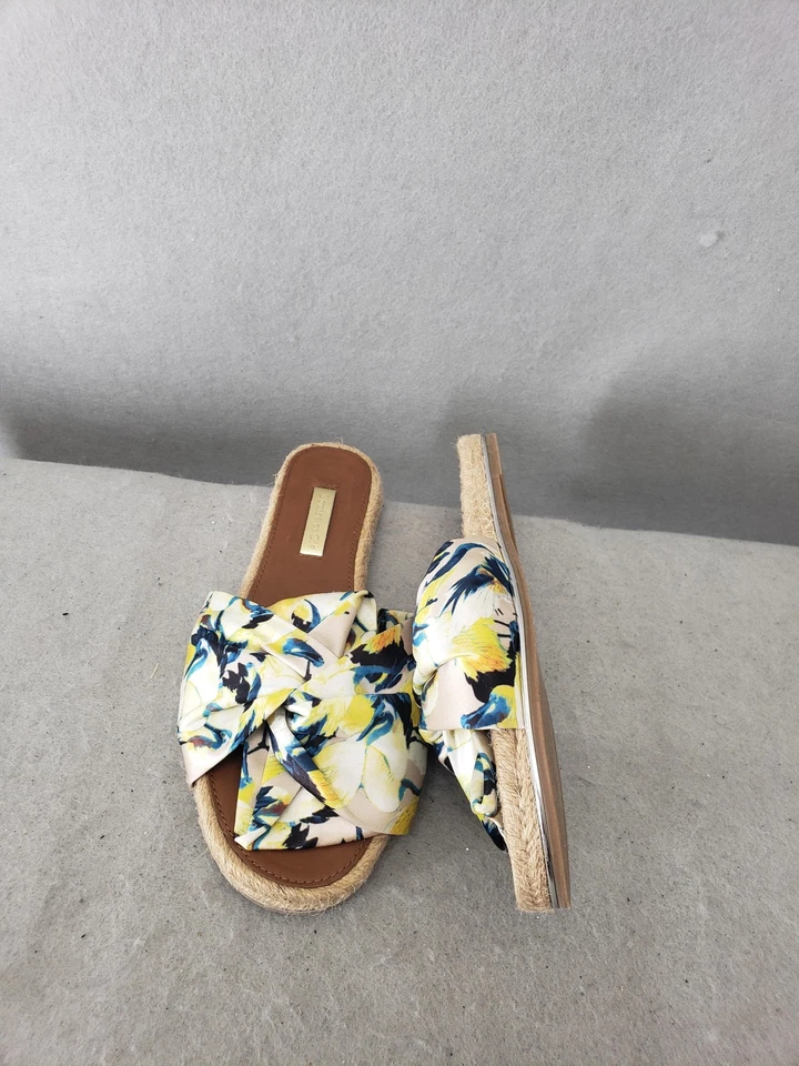 Sandalias Louise et Cie Mujer 5.5 Alpargata Deslizable Arco Nudo Punta Abierta Zapatos Planos Foto 4 de 4