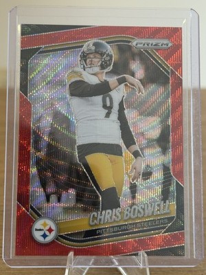 Chris Boswell 2025 Panini Prizm Red Wave /149 #174 STEELERS