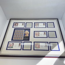 Framed Marilyn Monroe Legends of Hollywood 1995 Stamp Collection First Day Issue