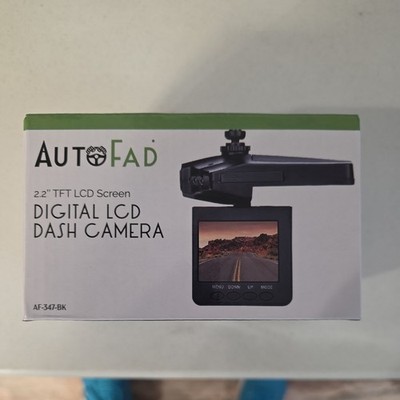 AutoFad Digital Dash Camera, 2.2'' TFT LCD Screen, New in box