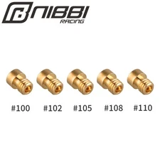 NIBBI 5Pcs 100-110 Main Jet For PE 22/24/26/28 Keihin Mikuni VM PD Carburetor