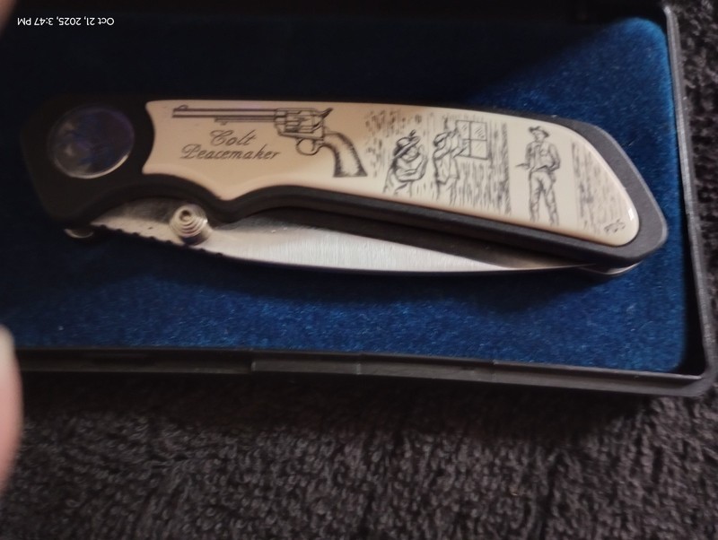 Sam Colt Signature Series 1860 Army Model Folding Pocketknife CT-36