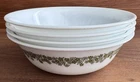 4 Vintage Corelle Spring Blossom/Crazy Daisy 6.25” Cereal/Soup Bowls