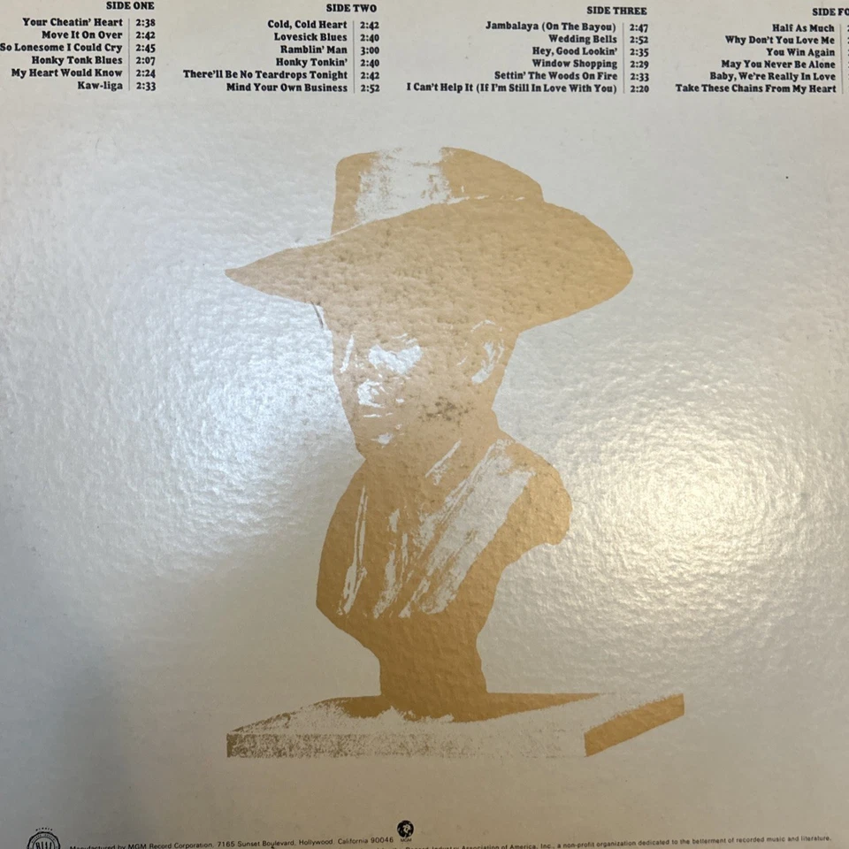 24 of HANK WILLIAMS Greatest Hits Best LP country vinyl MGM Records STEREO 2LP - Image 2 of 4