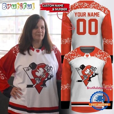 Personalize Pittsburgh Penguins Celebrate Polish Night 2026 Special Hockey Shirt