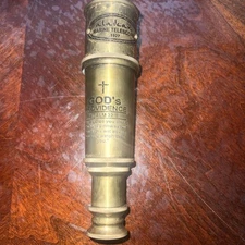 ALADEAN Vintage Spyglass Telescope Engraved PSALM 32:8 - Find Best Pathway - ...
