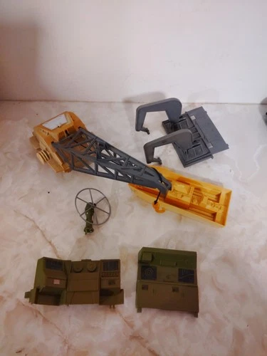 Vintage GI Joe USS Flagg Aircraft Carrier Parts Lot READ