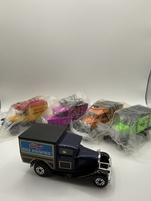 Vintage Kellogg s Cereal Promo Truck Lot Sealed Corn Pops Apple Jacks Matchbox