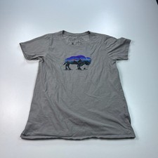 Patagonia Shirt Womens Small Gray Crew Neck O...