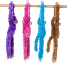 Aurora World Hanging Monkey Plush Stuffed Animal, Blue, 18" 1pc