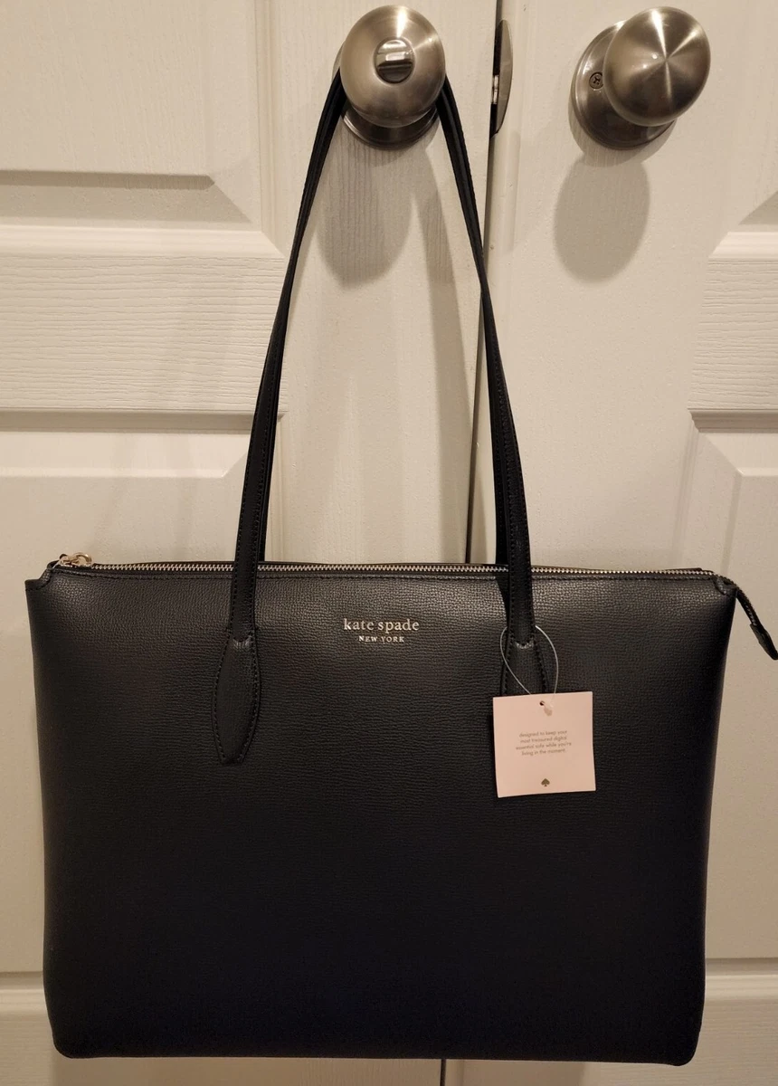 Kate Spade New York All Day Large Zip Top Tote Black One Size : Clothing,  Shoes & Jewelry 