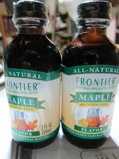 FRONTIER or Simply Organic Alcohol free Flavors, your choice, 2 fl.oz., sealed.