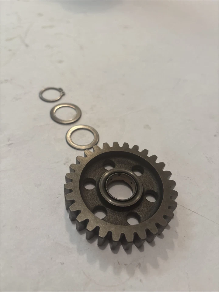 1986-87 Yamaha TT350 TT 350 Engine Kick Start Idler Gear Idle 2-H OEM ✅GOOD✅ - Image 3 of 4