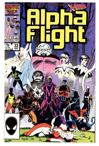 Alpha Flight (1st Series) #33 VF+ 8.5 1st App Lady Deathstrike Mignola Cover