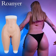 Roanyer Small Super Strong Silicone Fake Vagina Pants Panties Enhancing Hip butt