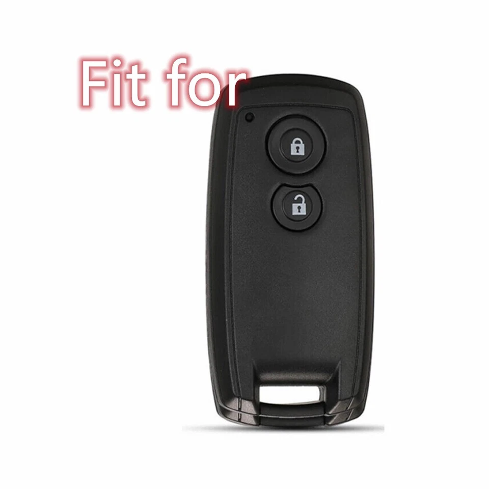 Черный подходит Suzuki Grand Vitara Swifts SX4 2 кнопки силиконовый ключ чехол пульт дистанционного управления - Изображение 4 из 4