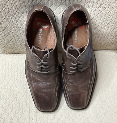 Johnston & Murphy 20-6460 Mens Sz 8 Harding Panel Leather 