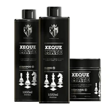 XequeMate - Kit - Treatment Shampoo, Reducing Gloss, Treatment Mask