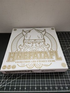 Hnefatafl Viking Chess Game Solid Wood Board & Pieces Heavy Unique Complete