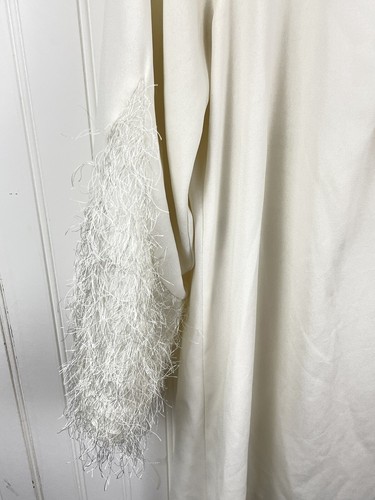 RACHEL ROY Damen Bluse Oberteil mit ausgestellten Ärmeln ELFENBEIN Tunika Größe Medium - Bild 2 von 11