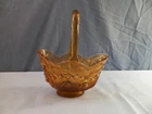 Fenton Cameo Opalescent Glass Lily of the Valley Basket